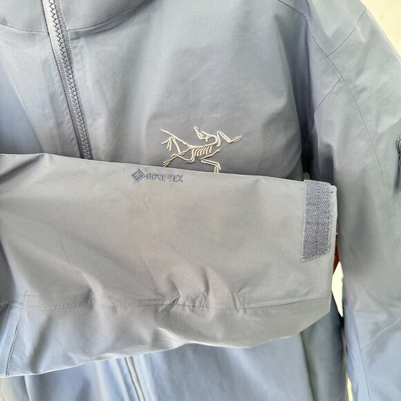 Men's Goose Down Arcteryx Logo Waterproof Warm Hooded Ski Puffer Jacket - Picture 7 of 15